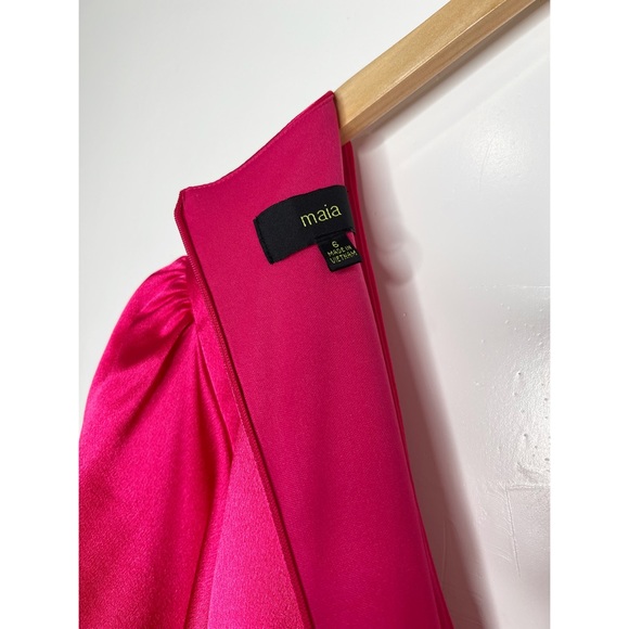 NWT Maia Fuchsia 3/4 Sleeve Sheath Dress Size 6 - Picture 8 of 11